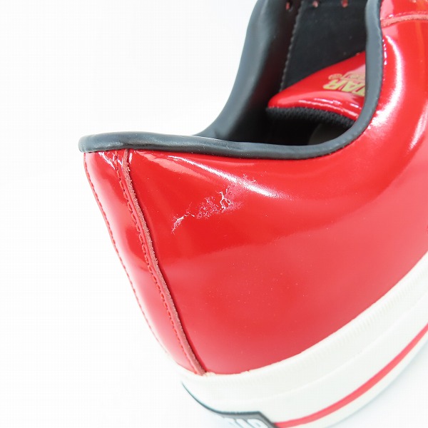 実際に弊社で買取させて頂いた【未使用】CONVERSE/コンバース ONE STAR WAJIMA OX RED ワンスター レッド レザー/10.5の画像 6枚目