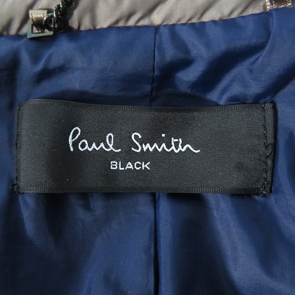 実際に弊社で買取させて頂いたPaul Smith BLACK/ポールスミス ブラック ダウンジャケット グレー/46Lの画像 2枚目