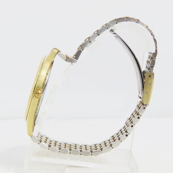 実際に弊社で買取させて頂いたOMEGA/オメガ Seamaster/シーマスター デイト 金文字盤 クォーツ 腕時計【動作未確認】の画像 1枚目