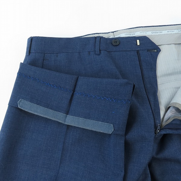 実際に弊社で買取させて頂いたGIVENCHY/ジバンシィ GENTLEMAN 4Gロゴ刺繍 スラックスパンツ 50の画像 2枚目