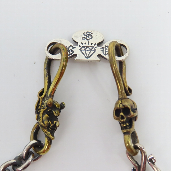 実際に弊社で買取させて頂いた（2）GANGSTERVILLE/ギャングスタービル × galcia/ガルシア DICE TOP/CHIAN SET/ダイス ネックレスの画像 4枚目