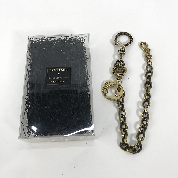 実際に弊社で買取させて頂いたGANGSTERVILLE×Galcia/ギャングスタービル×ガルシア DEVIL/デビル ウォレットチェーン ブラス/真鍮の画像 9枚目