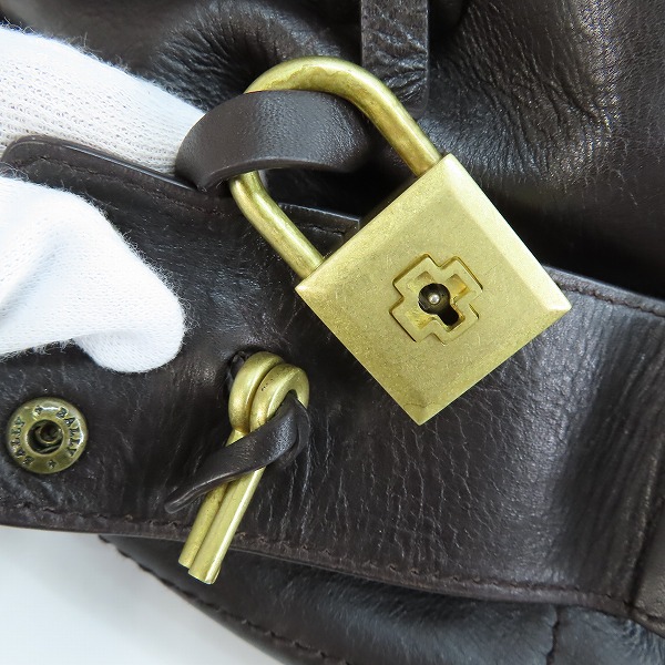 実際に弊社で買取させて頂いたBALLY/バリー レザー ボストンバッグ/トラベルバッグの画像 6枚目