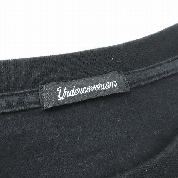 実際に弊社で買取させて頂いたUNDERCOVER/アンダーカバー 23SS REBELS グラフィックプリント半袖Tシャツ ブラック UI1C4812/4の画像 2枚目