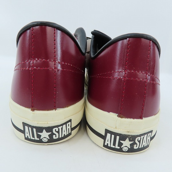 実際に弊社で買取させて頂いた【未使用】CONVERSE/コンバース ONE STAR OX ワンスター WINE/BLACK/8.5の画像 1枚目
