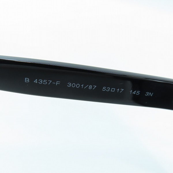 実際に弊社で買取させて頂いたBURBERRY/バーバリー アイウェア/サングラス B 4357-F 3001/87の画像 6枚目