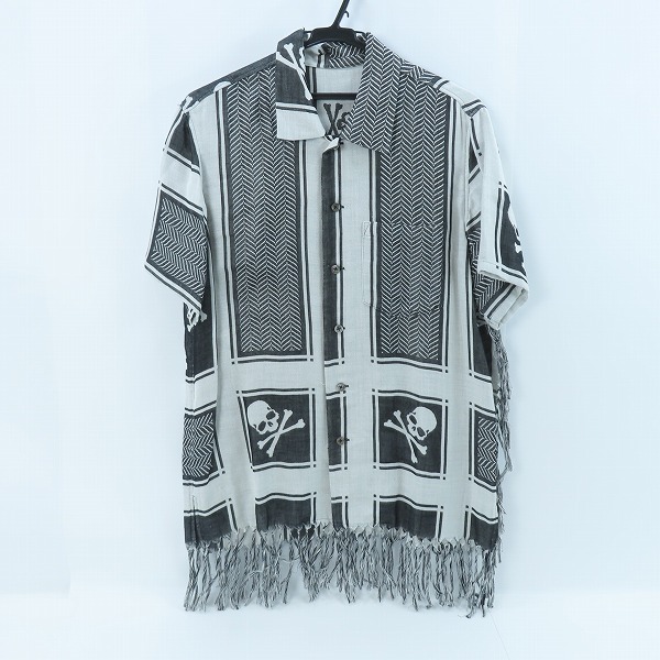 実際に弊社で買取させて頂いたmastermind JAPAN/マスターマインドジャパン 半袖 フリンジストールシャツ /MC2-SH43-40/M
