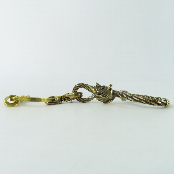 実際に弊社で買取させて頂いた(2)Gangsterville×galcia/ギャングスタービル×ガルシア キーホルダー DEVIL/デビル ブラス 真鍮 キーフック 15cmの画像 3枚目