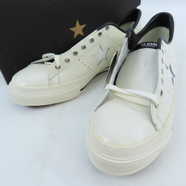 実際に弊社で買取させて頂いた【未使用】CONVERSE/コンバース One Star CR Ox White ワンスター/10.5