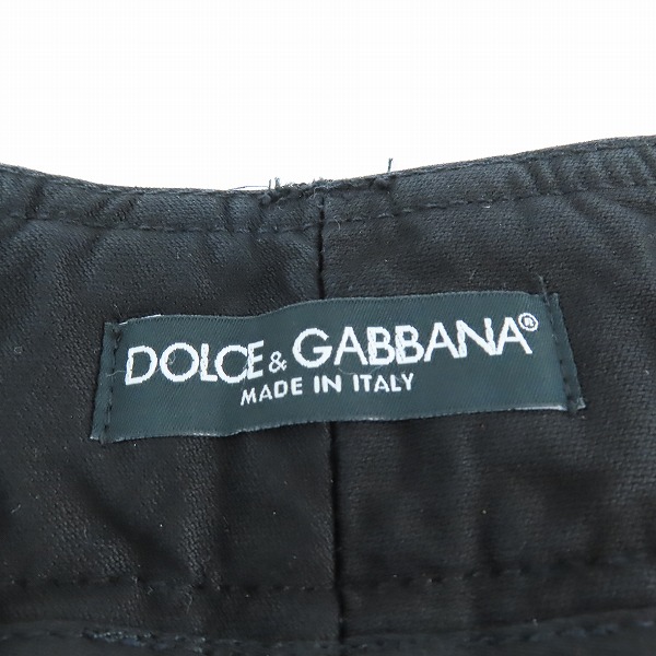 実際に弊社で買取させて頂いたDOLCE&GABBANA/ドルチェ&ガッバーナ メタルプレート ミリタリー カーゴパンツ フライトパンツ TE-GZR0ET/50の画像 3枚目