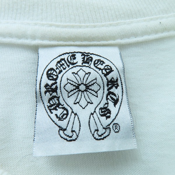 実際に弊社で買取させて頂いた【JPタグ】CHROME HEARTS/クロムハーツ 胸ポケット ホースシュー スタープリント 半袖 Tシャツ 2212-304-0645/Sの画像 2枚目