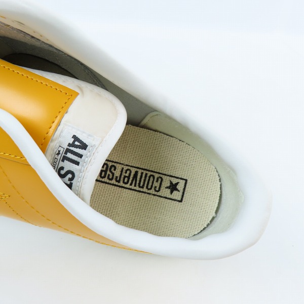 実際に弊社で買取させて頂いた【未使用】CONVERSE/コンバース ONESTAR OX ワンスター YELLOW/WHITE スニーカー /9.5の画像 4枚目
