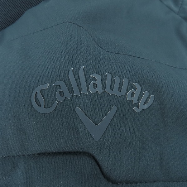 実際に弊社で買取させて頂いた【未使用】Callaway/キャロウェイ ゴルフウェア 中綿プルオーバージャケット ブラック C21216103/Mの画像 5枚目
