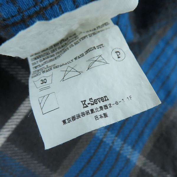 実際に弊社で買取させて頂いたTENDERLOIN/テンダーロイン チェック柄 長袖シャツ XLの画像 4枚目