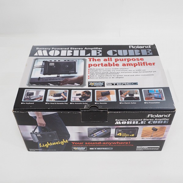 実際に弊社で買取させて頂いた【美品/動作確認済】Roland/ローランド MOBILE CUBE モバイルキューブ ギターアンプの画像 7枚目