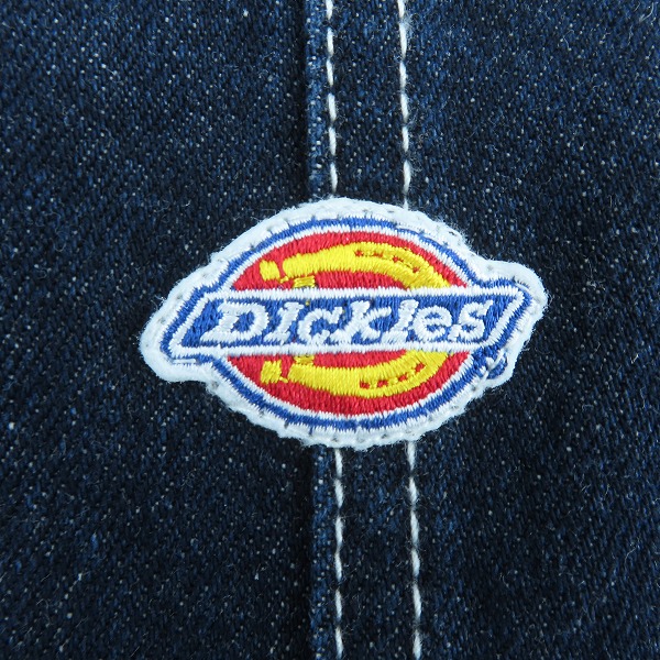 実際に弊社で買取させて頂いた【未使用】DICKIES/ディッキーズ デニム オーバーオール/サロペット  1410-2781/NAVY DENIM/Mの画像 3枚目