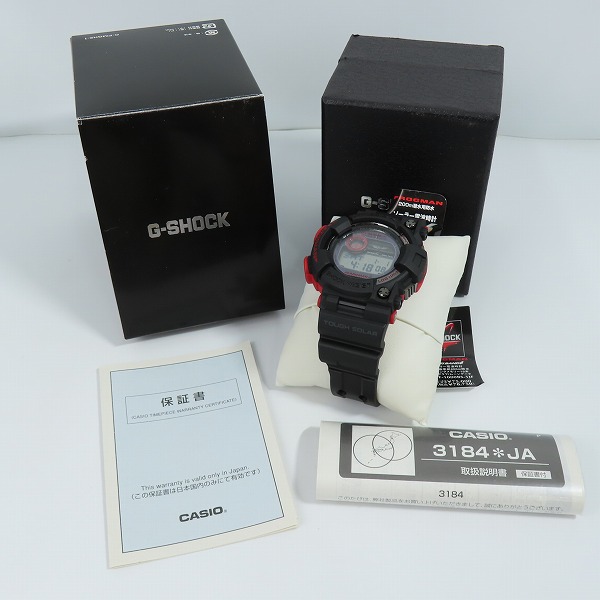 実際に弊社で買取させて頂いたG-SHOCK/Gショック FROGMAN/フロッグマン ダークレッド タフソーラー 腕時計 GWF-1000BS-1JFの画像 6枚目