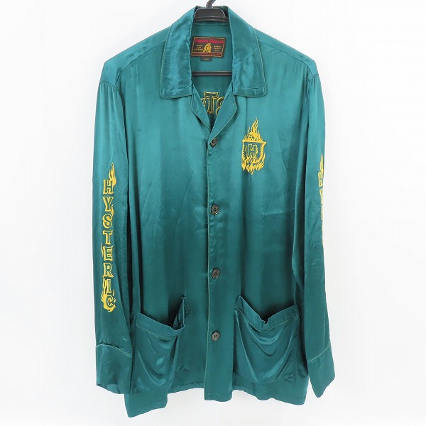 実際に弊社で買取させて頂いたHYSTERIC GLAMOUR/ヒステリックグラマー HYSTERIC DEVIL刺繍 シャツジャケット 02181AH04/L