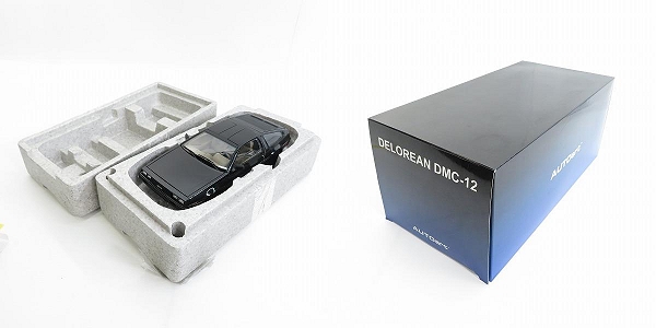 実際に弊社で買取させて頂いたAUTOart/オートアート 1/18 DELOREAN/デロリアン DMC-12 メタリックブラック 79917/ミニカーの画像 8枚目