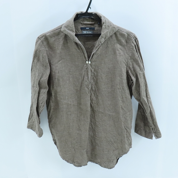 実際に弊社で買取させて頂いたSHIPS/シップス SC: BAIRD MCNUTT/リネン リラックス 7スリーブ カプリ シャツ 111-31-0224/S
