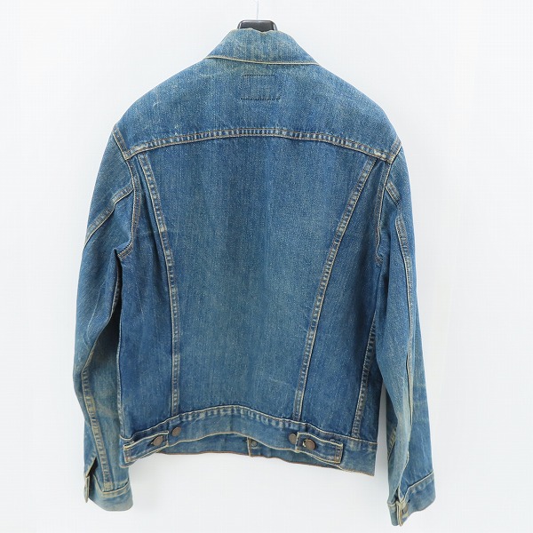 実際に弊社で買取させて頂いたLevi's/リーバイス 70S ボタン裏刻印52/ヴィンテージ/ビンテージ/サークルR 4thデニムジャケットの画像 1枚目