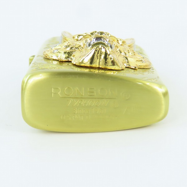 実際に弊社で買取させて頂いたRONSON/ロンソン 牙狼/ガロ フェイス オイルライターの画像 2枚目