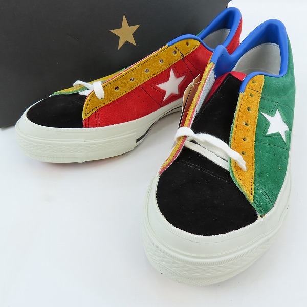 実際に弊社で買取させて頂いた【未使用】CONVERSE/コンバース ワンスター マルチカラー ONE STAR MULTI-C OX クレイジー/9
