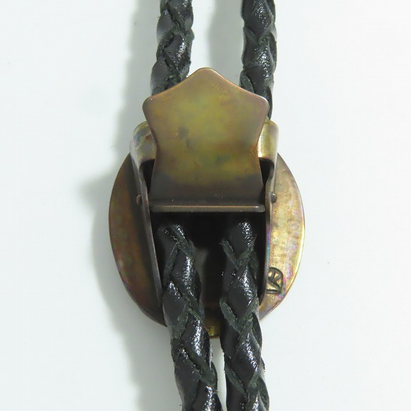 実際に弊社で買取させて頂いた(3)GANGSTERVILLE×Galcia/ギャングスタービル×ガルシア G ループタイ/ボロタイ/ブラス/シルバーの画像 2枚目