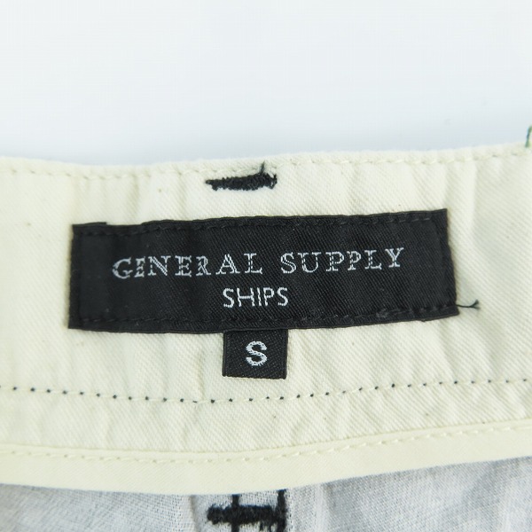 実際に弊社で買取させて頂いた【未使用】SHIPS GENERAL SUPPL/シップスジェネラルサプライ 総柄 チノパンツ 123-10-0057/Sの画像 3枚目