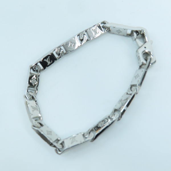 実際に弊社で買取させて頂いたLOUIS VUITTON/ルイヴィトン モノグラム タイドアップ ブレスレット M0921Lの画像 6枚目