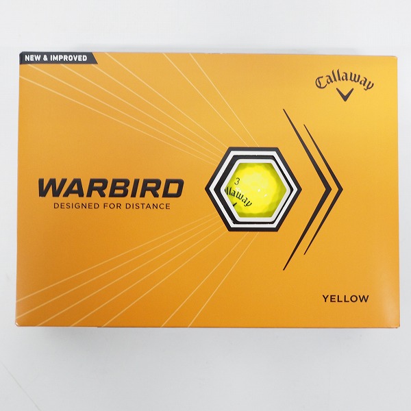 実際に弊社で買取させて頂いた【未使用】Callaway/キャロウェイ WARBIRD/ウォーバード ゴルフボール YELLOW/イエロー 1ダースの画像 2枚目