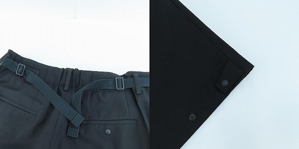 実際に弊社で買取させて頂いたY-3/ワイスリー CLASSIC WINTER WOOL CROPPED WIDE PANTS/ワイド パンツ GK7874/Sの画像 8枚目