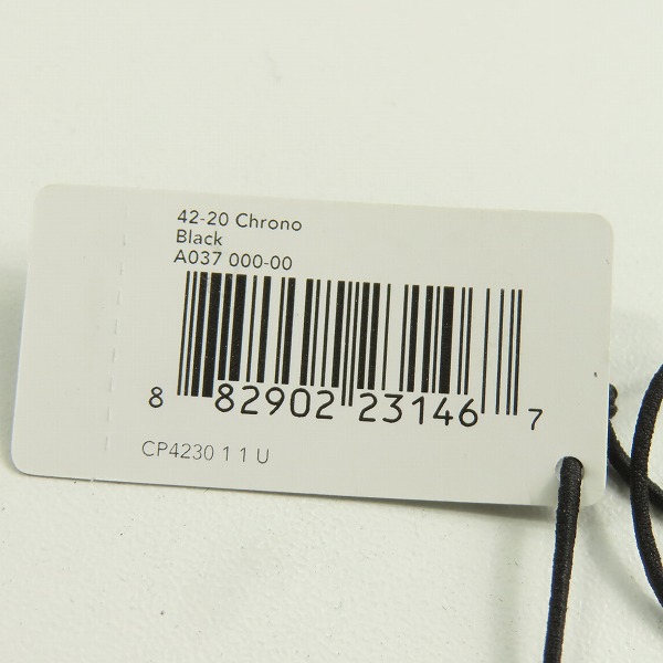 実際に弊社で買取させて頂いたNIXON/ニクソン THE42-20  CHRONO クロノグラフ ブラック文字盤 腕時計 A037-000【動作未確認】の画像 7枚目