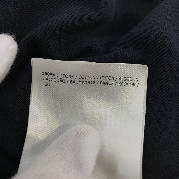 実際に弊社で買取させて頂いた【JPタグ】MONCLER/モンクレール 21SS マグリアロゴ Tシャツ ネイビー G10918C7E120 8390T XLの画像 4枚目