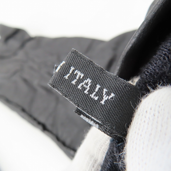実際に弊社で買取させて頂いたANN DEMEULEMEESTER/アンドゥムルメステール レザー ロンググローブ ブラック/Mの画像 4枚目