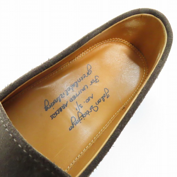 実際に弊社で買取させて頂いたJalan Sriwijaya×UNITED ARROWS/ジャランスリウァヤ×ユナイテッドアローズ スウェード ローファー 98622 38の画像 4枚目