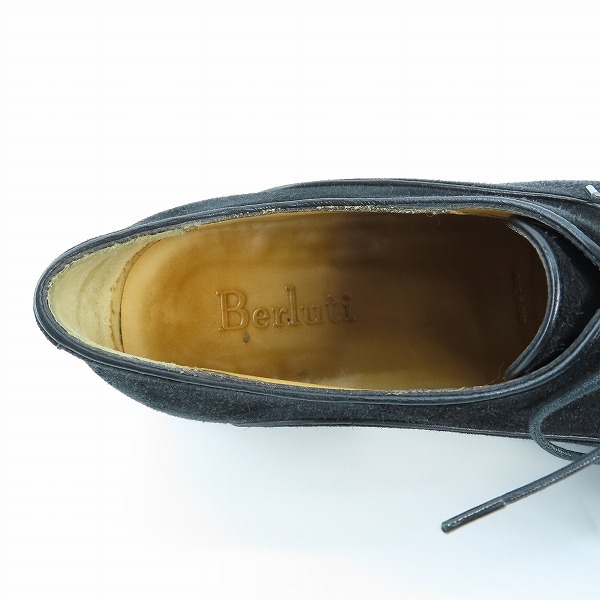 実際に弊社で買取させて頂いたberluti/ベルルッティ スエード ストレートチップ シューズ/7の画像 4枚目