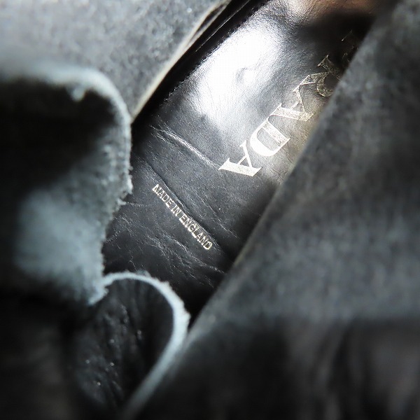 実際に弊社で買取させて頂いたPRADA/プラダ イングランド製 ウィングチップ レースアップブーツ 2T2747/8の画像 6枚目