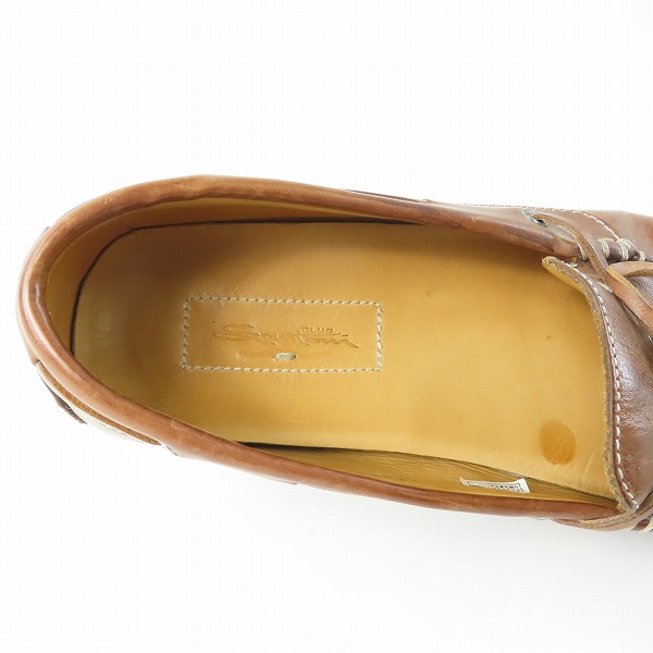 実際に弊社で買取させて頂いたSANTONI/サントーニ ドライビングローファー 11322/8.5Fの画像 4枚目