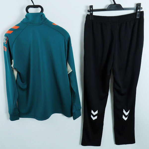 実際に弊社で買取させて頂いた【未使用】hummel/ヒュンメル ジャージ/セットアップ HAT2117/HAT2117PAP/グリーン/ブラック/Lの画像 1枚目