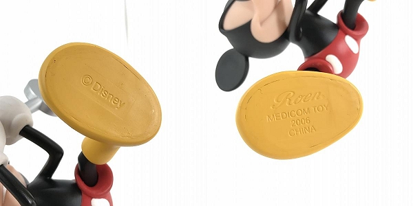 実際に弊社で買取させて頂いたMEDICOM TOY×Roen×Disney/メディコムトイ×ロエン×ディズニー Vinyl Collectible Dolls ミッキーマウス フィギュアの画像 3枚目