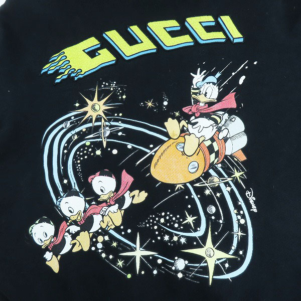 実際に弊社で買取させて頂いたGucci×Disney/グッチ×ディズニー ドナルドダック パーカー 615061 Sの画像 6枚目