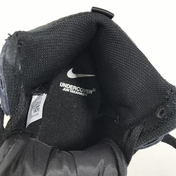 実際に弊社で買取させて頂いたUNDER COVER×NIKE/ナイキ×アンダーカバー Dunk High UNDERCOVER Chaos Black ダンクハイ DQ4121-001/24の画像 4枚目