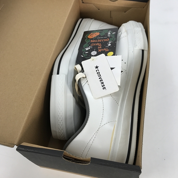 実際に弊社で買取させて頂いたCONVERSE/コンバース ハロウィン限定モデル ONE STAR P&F OX/ワンスター レザースニーカー/8.5の画像 8枚目