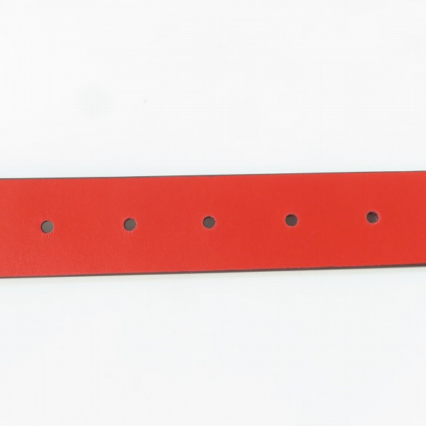 実際に弊社で買取させて頂いた【未使用】BOTTEGA VENETA/ボッテガヴェネタ Reversible Belt/リバーシブルベルト 649371 VA9B0の画像 9枚目