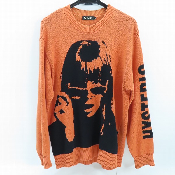 実際に弊社で買取させて頂いたHYSTERIC GLAMOUR/ヒステリックグラマー プルオーバーニット LOOKINNG AT YOU 02203NS05/M