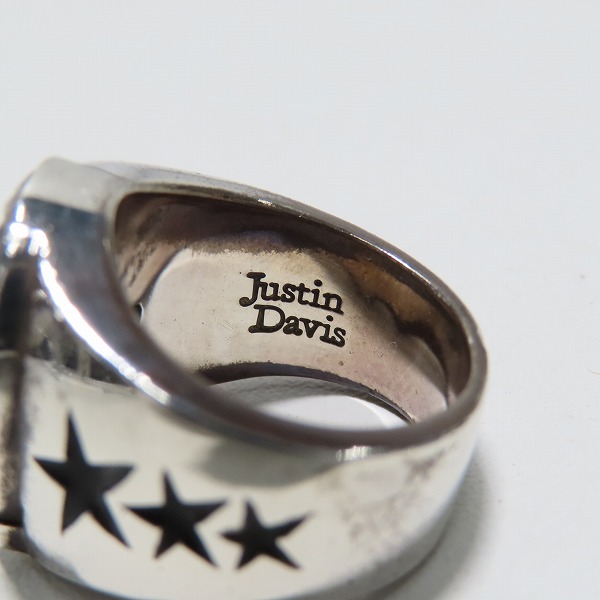 実際に弊社で買取させて頂いたJustin Davis/ジャスティンデイビス ラックスター/クラウンリング SRJ267/15号の画像 6枚目