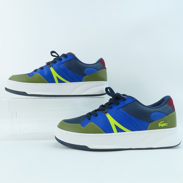 実際に弊社で買取させて頂いたLACOSTE/ラコステ スニーカー L005 222 2 SMA ネイビー/UK9の画像 3枚目