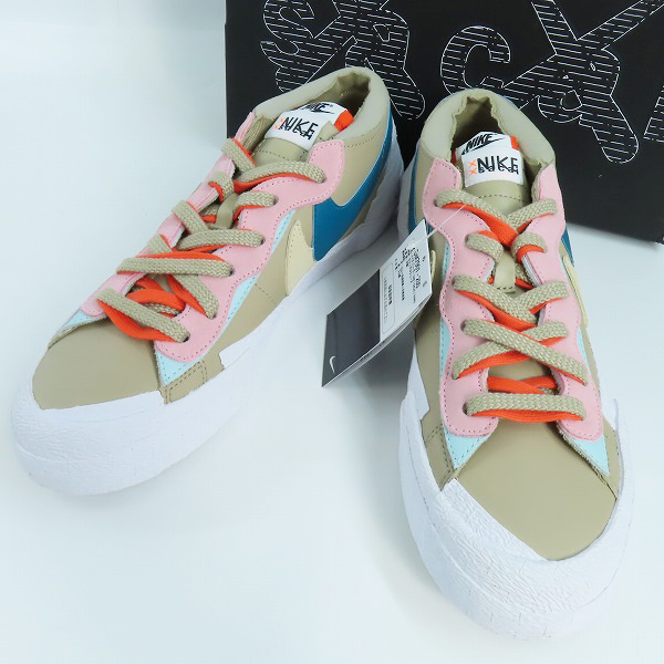 実際に弊社で買取させて頂いた【未使用】NIKE×SACAI×KAWS/ナイキ×サカイ×カウズ BLAZER LOW REED/ブレーザーロー リード DM7901-200 /28.5