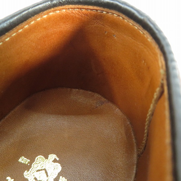 実際に弊社で買取させて頂いたALDEN/オールデン SHELL CORDOVAN LEATHER/シェルコードバンレザー プレーントゥ シューズ 990 7.5Dの画像 7枚目